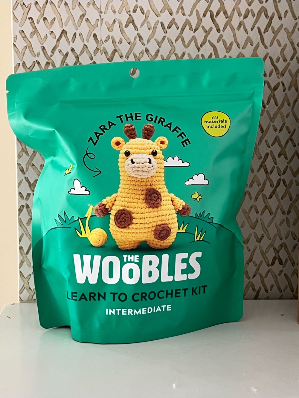 THE WOOBLES ZARA THE GIRAFFE CROCHET KIT - NEW